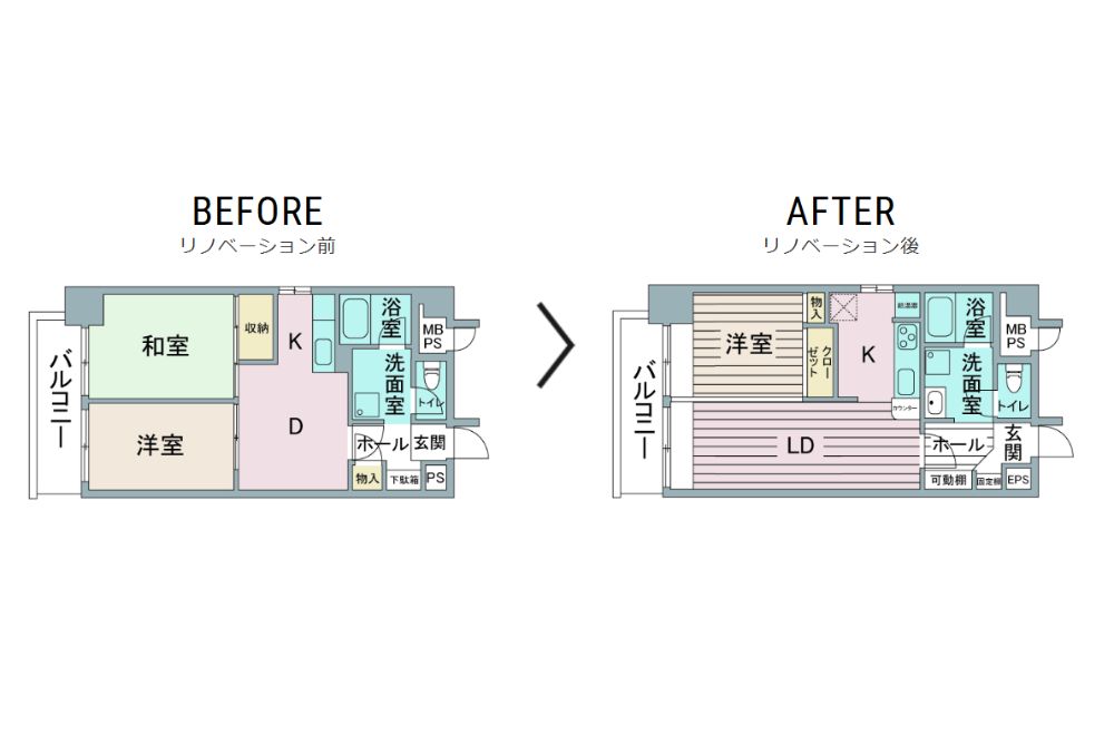 東京都 40平米台 「プライベートスペースを緩やかにつなぐ」
