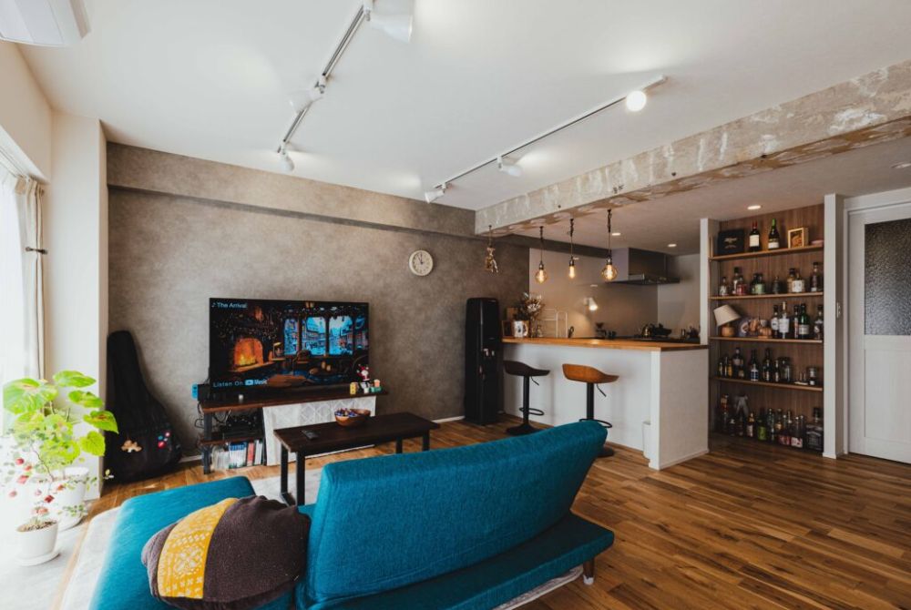 千葉県 70平米台 「さまざまな人が集まる、多趣味が光る家」